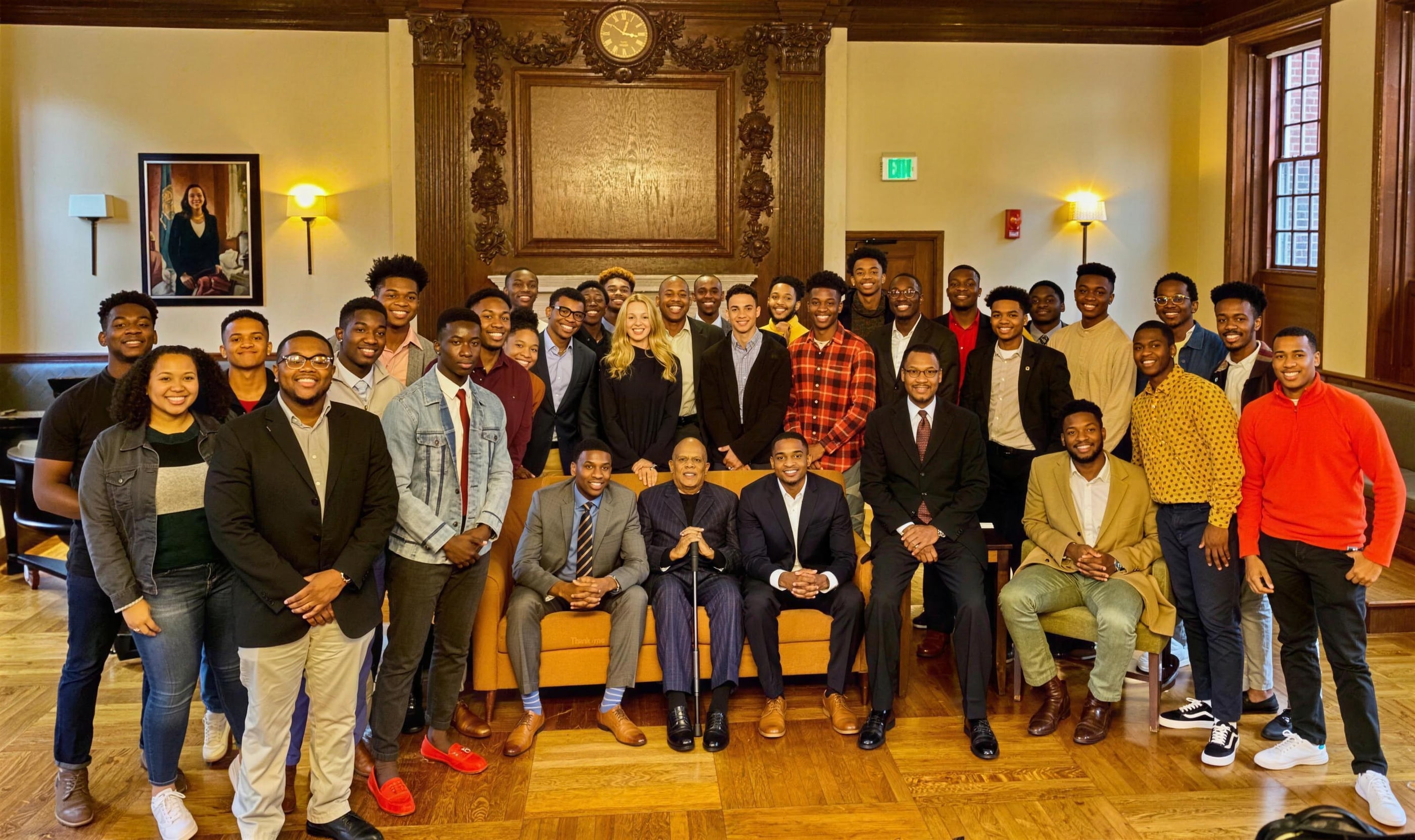 Carlos Watson with fellow Harvard alumni