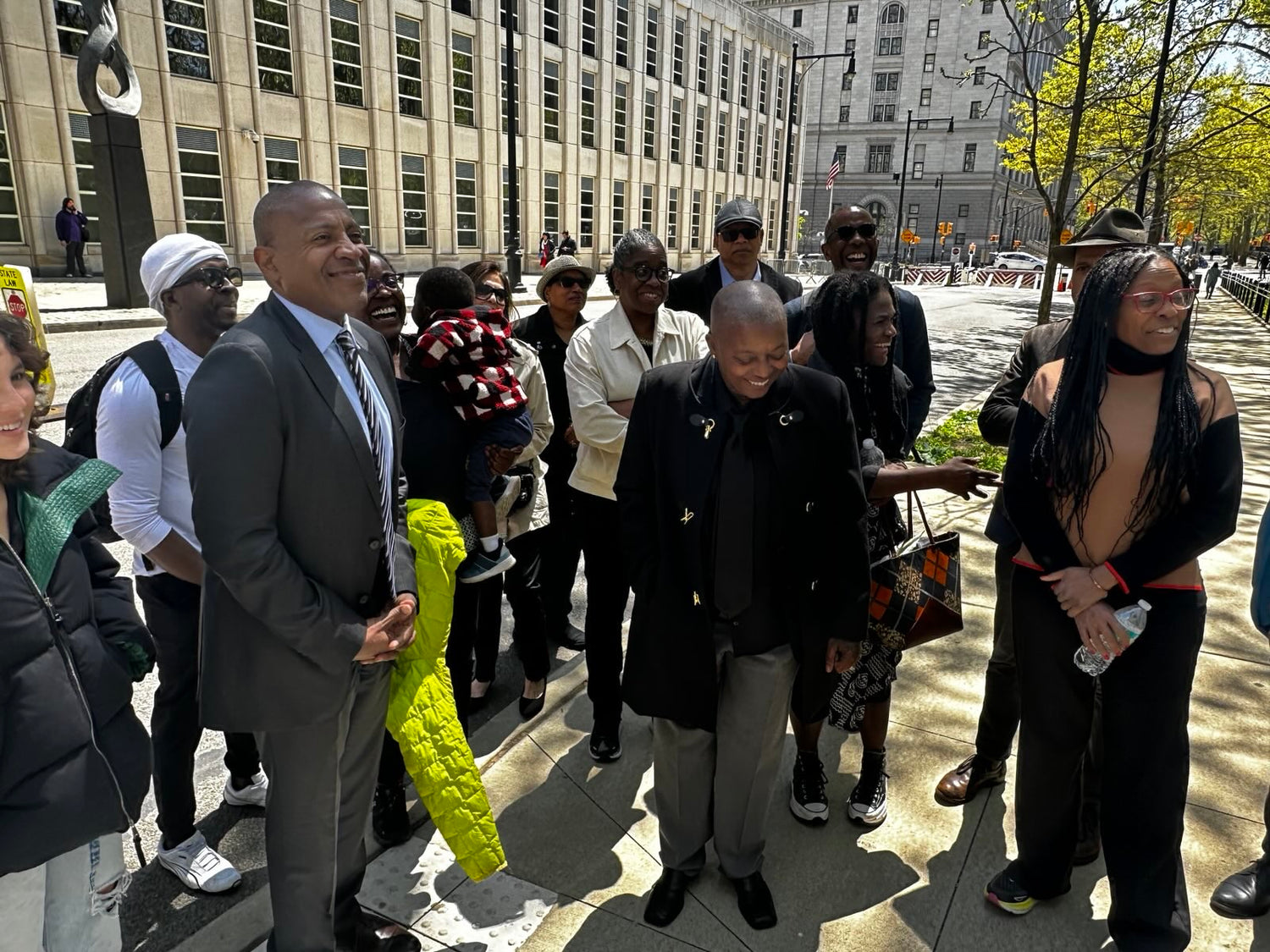 Carlos Watson at the United State courthouse