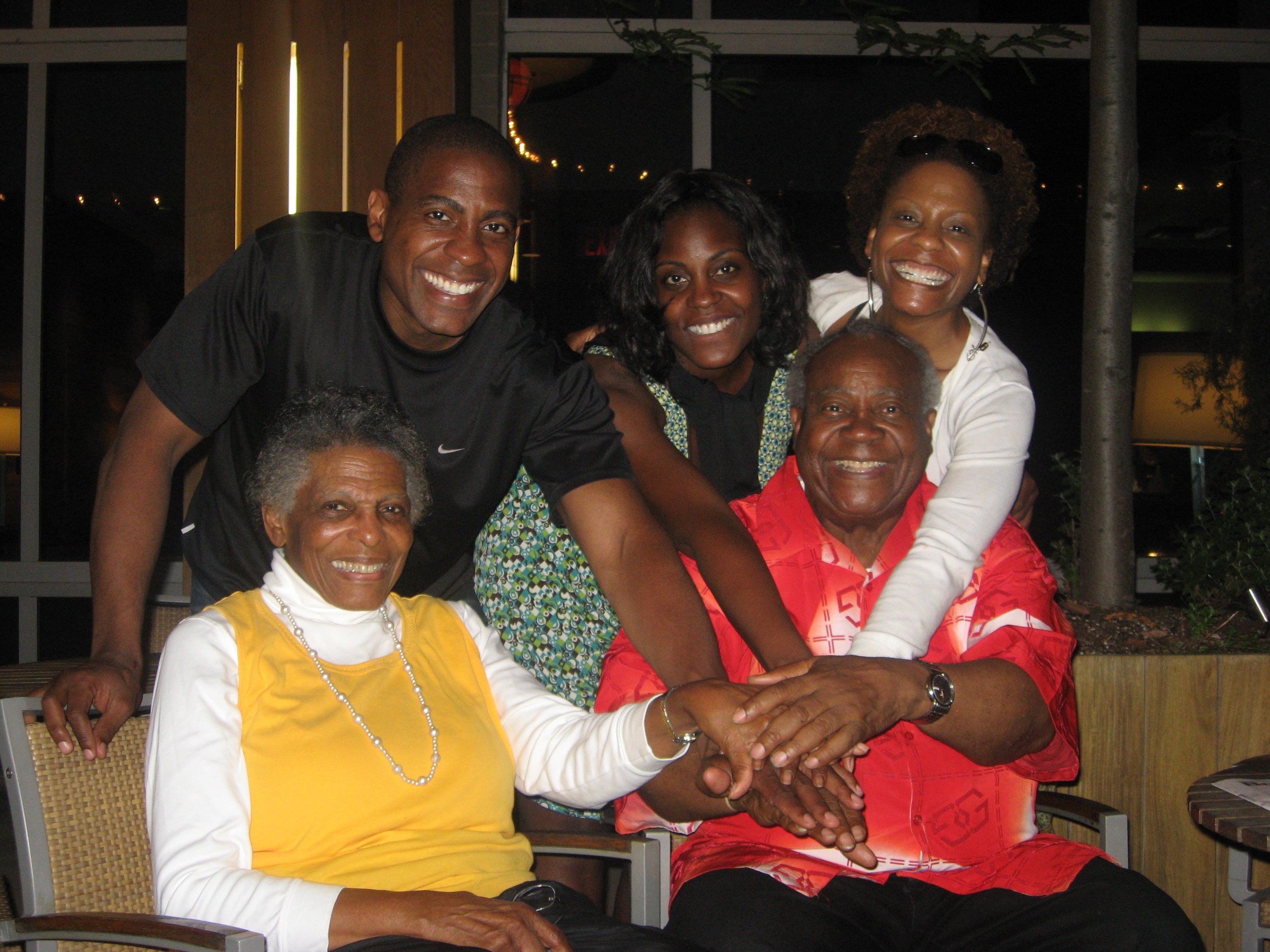 Carlos Watson and Mother's Family at New York
