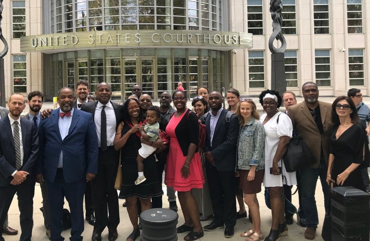 Carlos Watson at the United States Courthouse